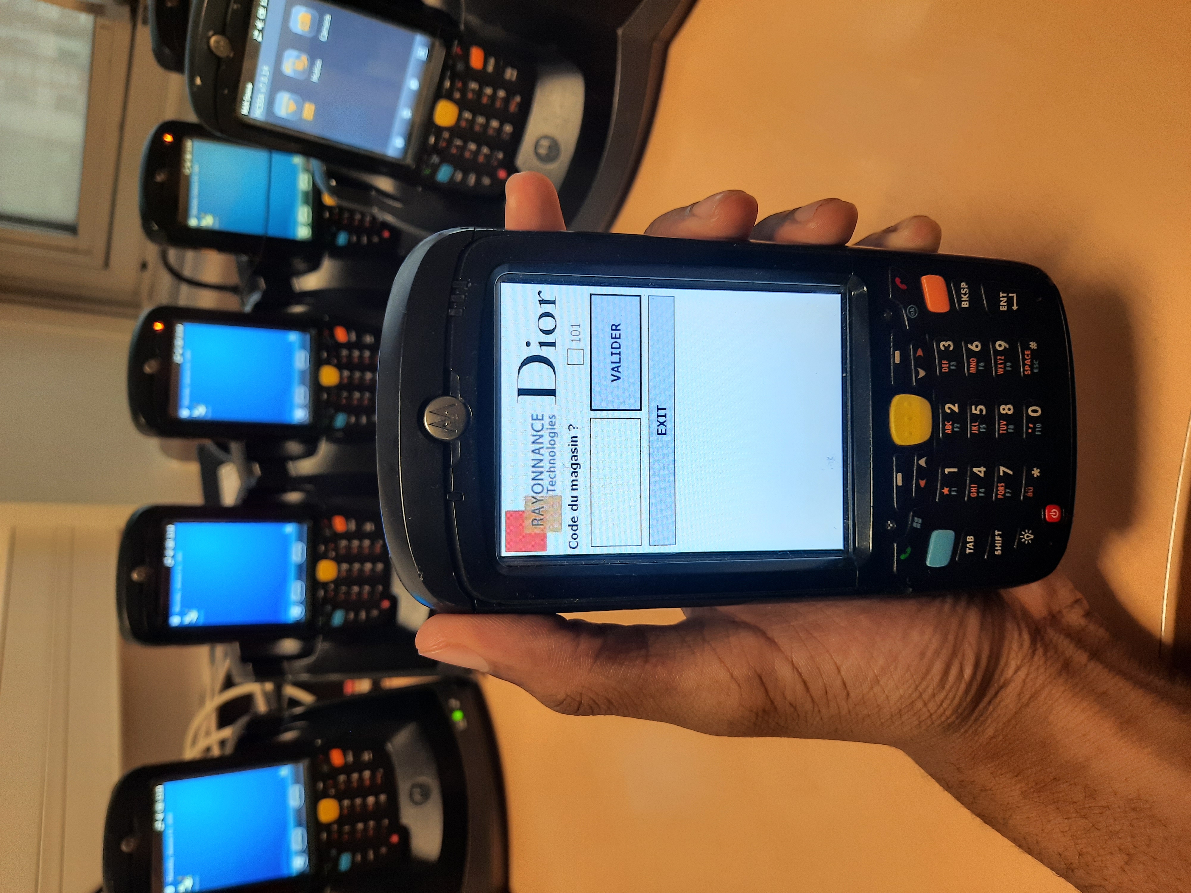 Configuration de PDA pour la marque Dior